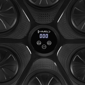 TARCZA BOKSERSKA LED BLUETOOTH Z MUZYKĄ HMS TB03 + RĘKAWICE