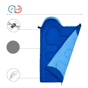 ŚPIWÓR JUNIOR NIEBIESKI NILS CAMP NC2007