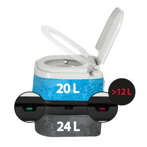 TOALETA TURYSTYCZNA PRZENOŚNA 24 L NILS CAMP NC0023