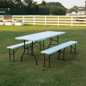 STÓŁ TURYSTYCZNY 180 CM BIAŁY NILS CAMP NC1618