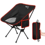 KRZESŁO SKŁADANE ULTRALIGHT CZARNE NILS CAMP NC3320