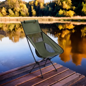 KRZESŁO SKŁADANE ULTRALIGHT KHAKI NILS CAMP NC3321