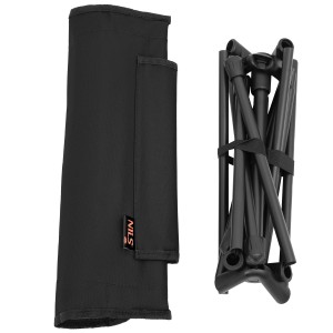 KRZESŁO SKŁADANE ULTRALIGHT BLACK NILS CAMP NC3321