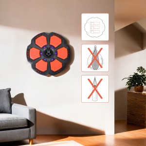 ELEKTRONICZNA TARCZA BOKSERSKA BLUETOOTH Z MUZYKĄ I RĘKAWICAMI HMS TB06 