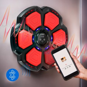 ELEKTRONICZNA TARCZA BOKSERSKA BLUETOOTH Z MUZYKĄ I RĘKAWICAMI HMS TB06 