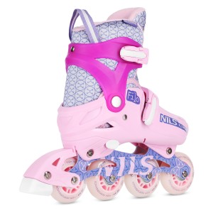 ŁYŻWOROLKI FILO RÓŻOWE ROZM. S(30-33) NILS EXTREME NA13102