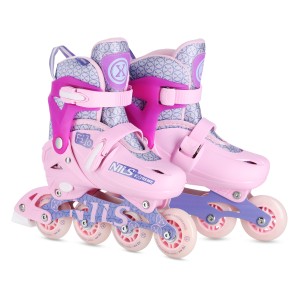 ŁYŻWOROLKI FILO RÓŻOWE ROZM. S(30-33) NILS EXTREME NA13102