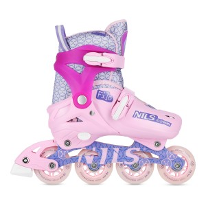 ŁYŻWOROLKI FILO RÓŻOWE ROZM. S(30-33) NILS EXTREME NA13102