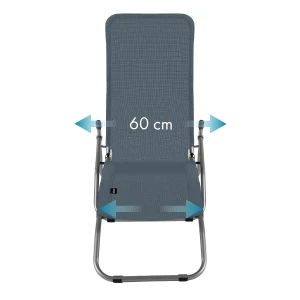 LEŻAK TURYSTYCZNY/PLAŻOWY SZARY  NILS NC3017