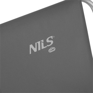 KRZESŁO KEMPINGOWE SKŁADANE SZARE NILS CAMP NC3503 