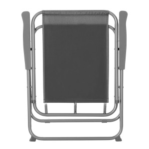 KRZESŁO KEMPINGOWE SKŁADANE SZARE NILS CAMP NC3503 