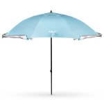 PARASOL/PARAWAN PLAŻOWY 2W1 XXL 240 CM NIEBIESKI NILS NC17114