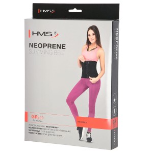 GORSET- WYSZCZUPLAJĄCY PAS NEOPRENOWY BLACK ROZM. L/XL HMS GR222 OUTLET