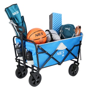 WÓZEK NIEBIESKO-SZARY NC1606 125l NILS CAMP OUTLET