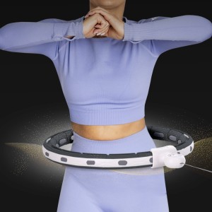 HULA HOP HHM15  BLACK Z MAGNESEM I OBCIĄŻNIKIEM + LICZNIK HMS OUTLET