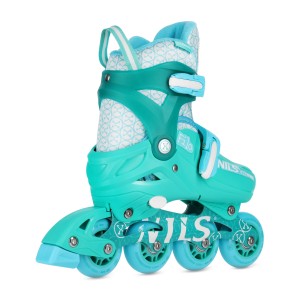 ŁYŻWOROLKI FILO ZIELONE ROZM. M(34-37) NA13102 NILS EXTREME OUTLET