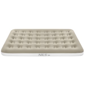 NC2802 MATERAC TURYSTYCZNY DMUCHANY 191X137X22 CM BEŻOWY NILS CAMP OUTLET