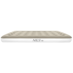 NC2802 MATERAC TURYSTYCZNY DMUCHANY 191X137X22 CM BEŻOWY NILS CAMP OUTLET