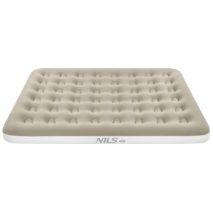 NC2803 MATERAC TURYSTYCZNY DMUCHANY 203X152X22 CM BEŻOWY NILS CAMP OUTLET