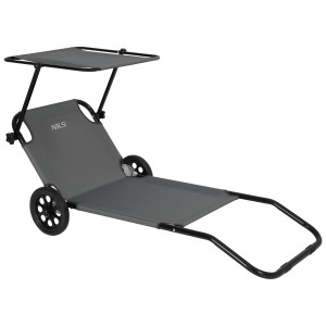 LEŻAK SZARY NILS  NC3307 OUTLET