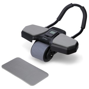 KÓŁKO ABS AUTOMATYCZNE KOŁO DO ĆWICZEŃ MIĘŚNI BRZUCHA Z PODPARCIEM KA10 BLACK OUTLET