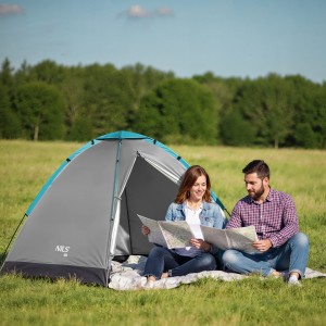 NC3021 NAMIOT KEMPINGOWY SZARY NILS CAMP OUTLET