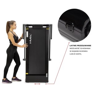 ZESTAW LOOP12 MULTI GRAY BIEŻNIA ELEKTRYCZNA Z BIURKIEM HMS+KSIĄŻKA SLOW JOGGING