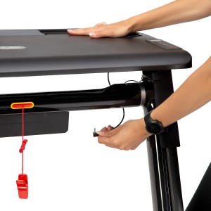 ZESTAW LOOP12 MULTI BLACK BIEŻNIA ELEKTRYCZNA Z BIURKIEM HMS+KSIĄŻKA SLOW JOGGING