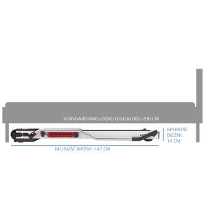 ZESTAW LOOP15 BIEŻNIA ELEKTRYCZNA DO NORDIC WALKING HMS+KSIĄŻKA SLOW JOGGING