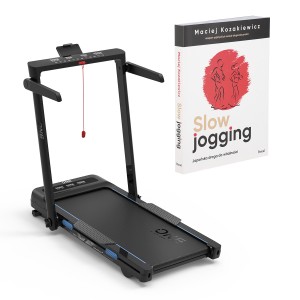 ZESTAW BE9243 BIEŻNIA ELEKTRYCZNA ONE FITNESS+KSIĄŻKA SLOW JOGGING
