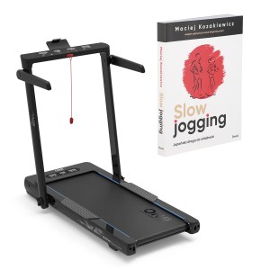 ZESTAW BE9242 BIEŻNIA ELEKTRYCZNA ONE FITNESS+KSIĄŻKA SLOW JOGGING