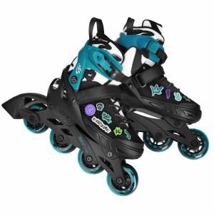 ŁYŻWOROLKI VIBE TURKUSOWE ROZM. M(37-40) NILS EXTREME NA2053A