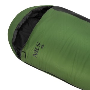 ŚPIWÓR ULTRA LIGHT CZARNO-ZIELONY NILS CAMP NC1705