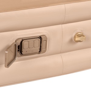 MATERAC DWUOSOBOWY KING SIZE BEŻOWY + POMPKA ELEKTRYCZNA NILS CAMP NC2808 OUTLET