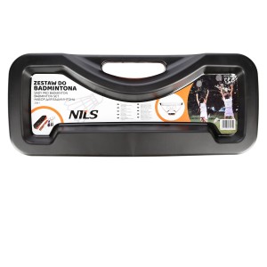ZESTAW DO BADMITONA 2 RAKIETY + 2 LOTKI + SIATKA + WALIZKA  NILS ZSB1 OUTLET