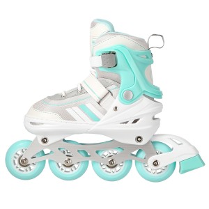 NH18191 2w1 BIAŁO-NIEBIESKIE ROZM.S(29-33) ŁYŻWOROLKI Z WYM. PŁ. HOKEJOWĄ NILS EXTREME OUTLET