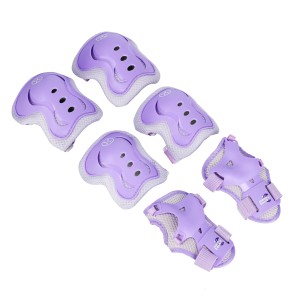 NA0189 ZESTAW LED ŁYŻWOROLKI KASK I OCHRANIACZE MOONBEAM FIOLETOWE ROZM. L(39-42) NILS EXTREME OUTLET