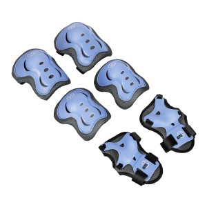 NA0189 ZESTAW LED ŁYŻWOROLKI KASK I OCHRANIACZE MOONBEAM NIEBIESKIE ROZM. S(31-34) NILS EXTREME OUTLET