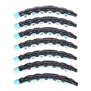HHP006 BLACK-BLUE HULA HOP MASUJĄCY Z MAGNESAMI 98CM HMS OUTLET