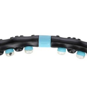 HHP006 BLACK-BLUE HULA HOP MASUJĄCY Z MAGNESAMI 98CM HMS OUTLET