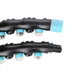 HHP006 BLACK-BLUE HULA HOP MASUJĄCY Z MAGNESAMI 98CM HMS OUTLET