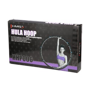 HHP006 BLACK-BLUE HULA HOP MASUJĄCY Z MAGNESAMI 98CM HMS OUTLET