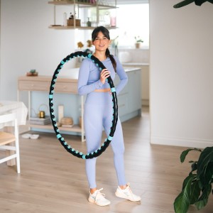 HHP006 BLACK-BLUE HULA HOP MASUJĄCY Z MAGNESAMI 98CM HMS OUTLET