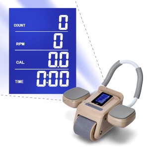 KÓŁKO ABS AUTOMATYCZNE KOŁO DO ĆWICZEŃ MIĘŚNI BRZUCHA Z PODPARCIEM BROWN KA08 OUTLET