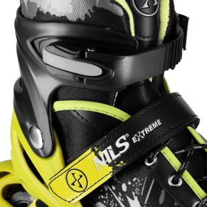 NA18137A ŁYŻWOROLKI ROCKO ŻÓŁTE ROZM.M (35-38) NILS EXTREME OUTLET