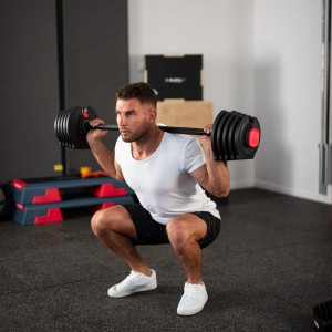 ZESTAW REGULOWANYCH SZTANGIELEK SGR40 PRO SET 2W1 40KG HMS OUTLET