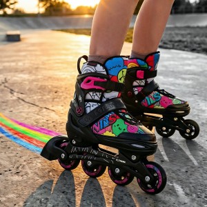 ŁYŻWOROLKI Z WYM. PŁOZĄ HOKEJOWĄ 4w1 TINTY RÓŻOWE ROZM. L(39-42) NILS EXTREME NH10907