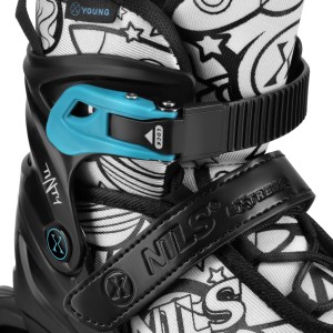 ŁYŻWOROLKI Z WYM. PŁOZĄ HOKEJOWĄ 4w1 TINTY ZIELONE ROZM. M(35-38) NILS EXTREME NH10907