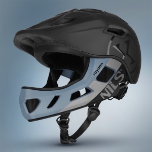 KASK FULL FACE Z ODPINANĄ SZCZĘKĄ  RAYDEN S(52-56CM) NILS EXTREME MT401