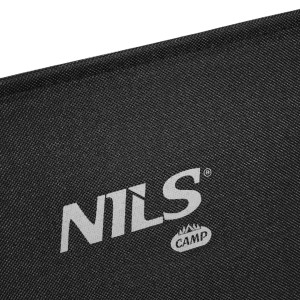 KRZESŁO SKŁADANE CZARNE NILS CAMP NC4307